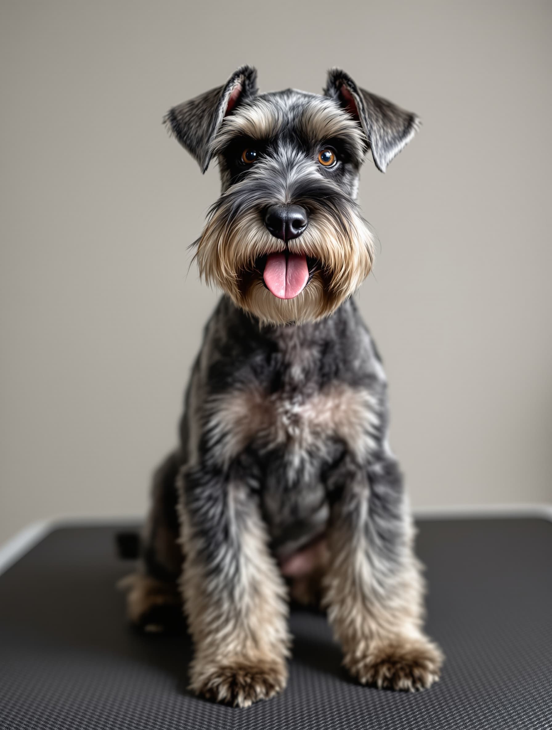 Schnauzer after grooming
