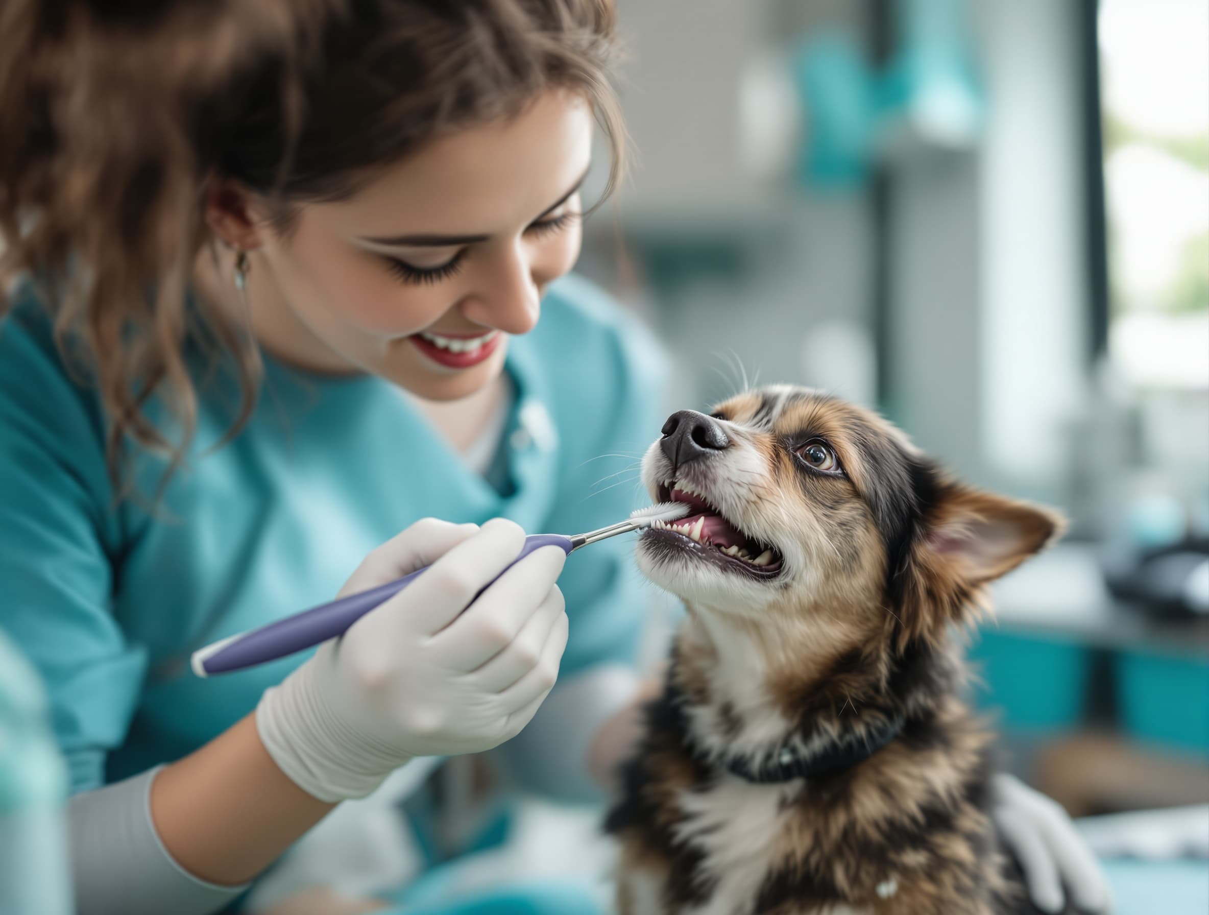 Teeth Brushing — mobile dog grooming Miami